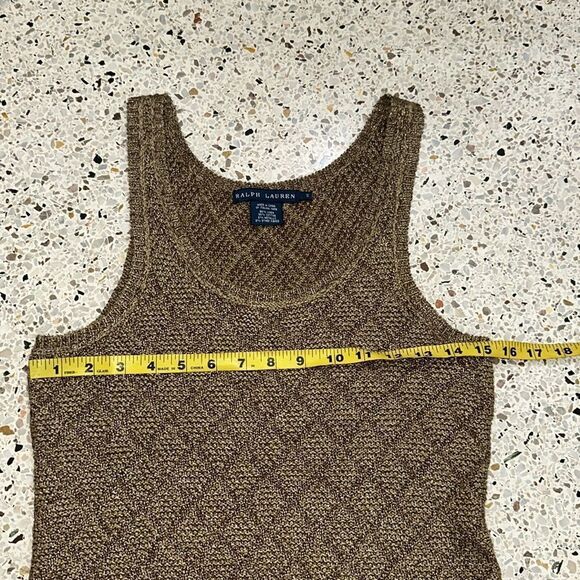 Ralph Lauren Italian yarn linens cotton blend dress small s mini - Picture 7 of 8